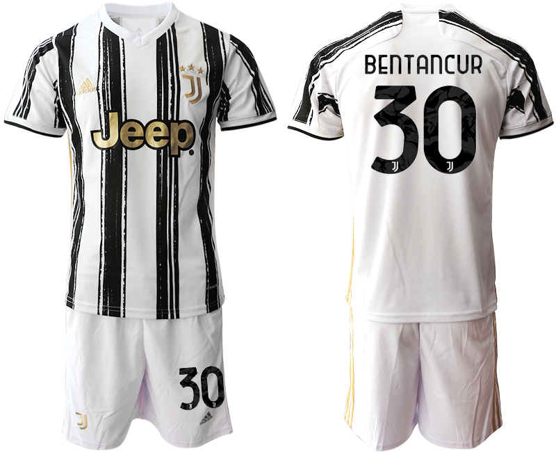 Men 2020-2021 club Juventus home #30 white black Soccer Jerseys